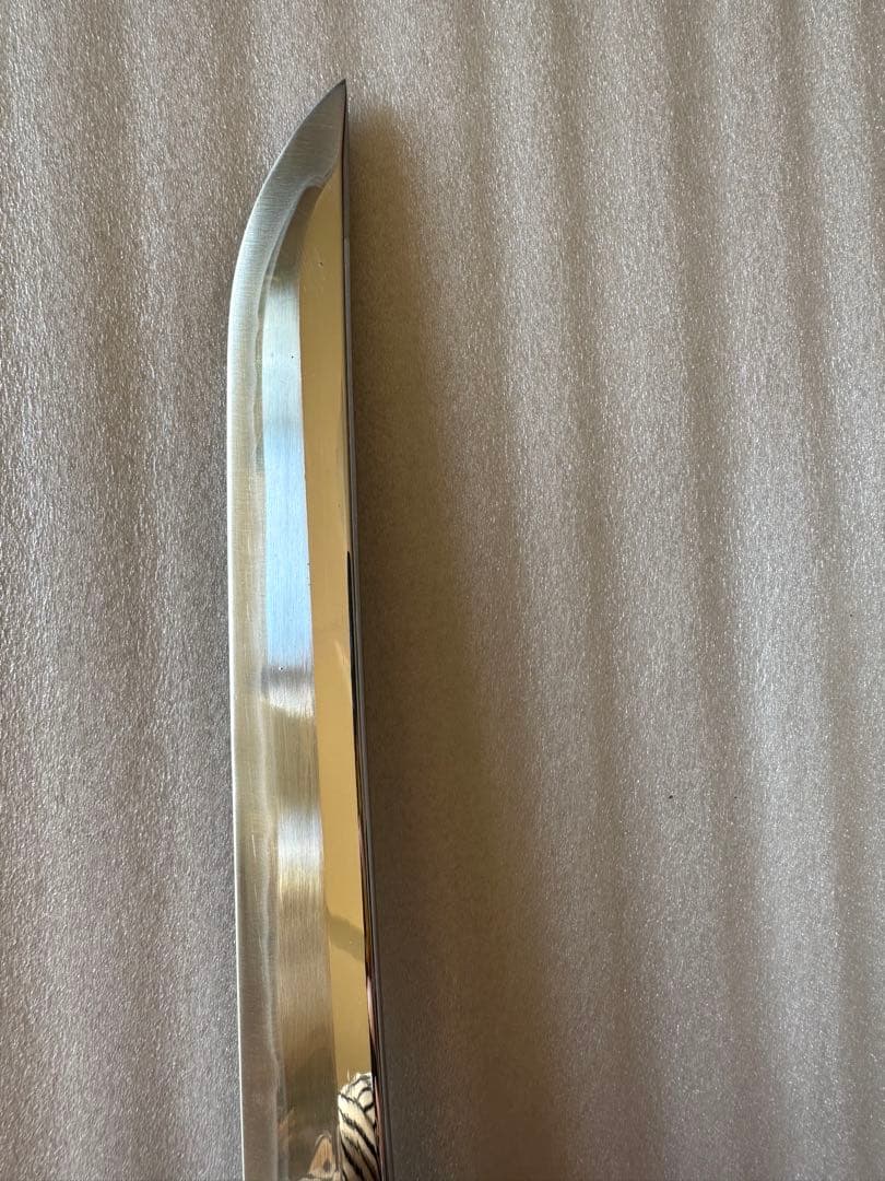 模造刀 黒鞘　鞘付き長さ33cm 鞘抜き重さ約204g 刀袋付き 短刀 武具