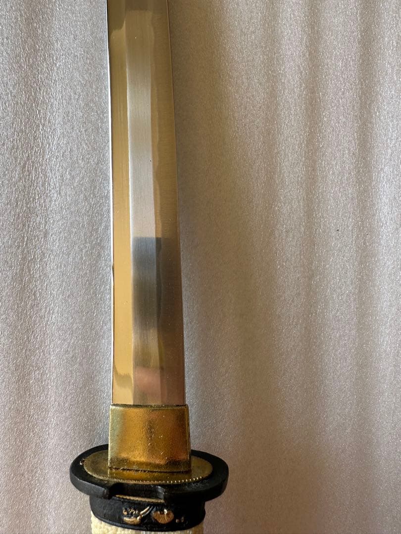 模造刀 黒鞘　鞘付き長さ33cm 鞘抜き重さ約204g 刀袋付き 短刀 武具