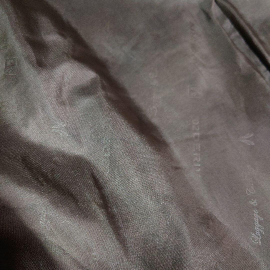 02 DERIV. ブラウンレザーシングルライダースジャケット