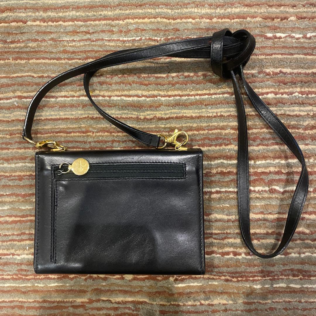 美品☆フェラガモ/SALVATORE FERRAGAMO三つ折りウォレット