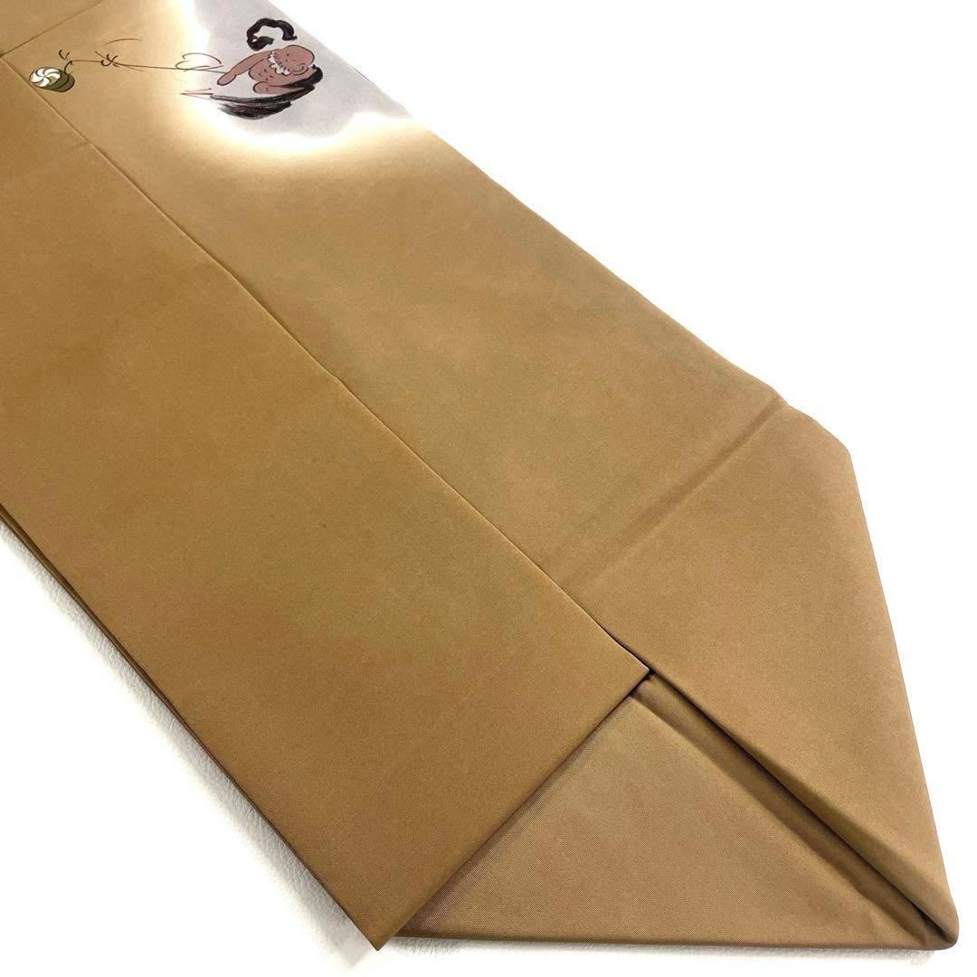 専用帯5091 ●高級 正絹 名古屋仕立て 名古屋帯 雷神 雷公の太鼓釣り