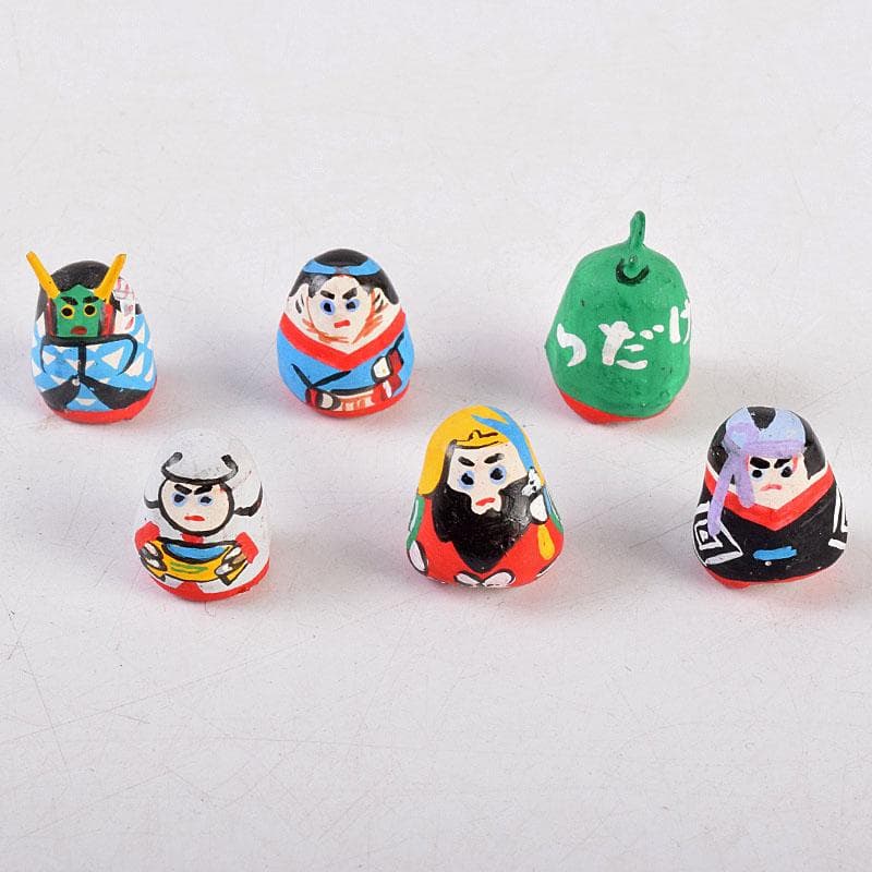 春日部張子　五十嵐健二作　歌舞伎十八番　張子起上り小法師　共箱　C　R8946