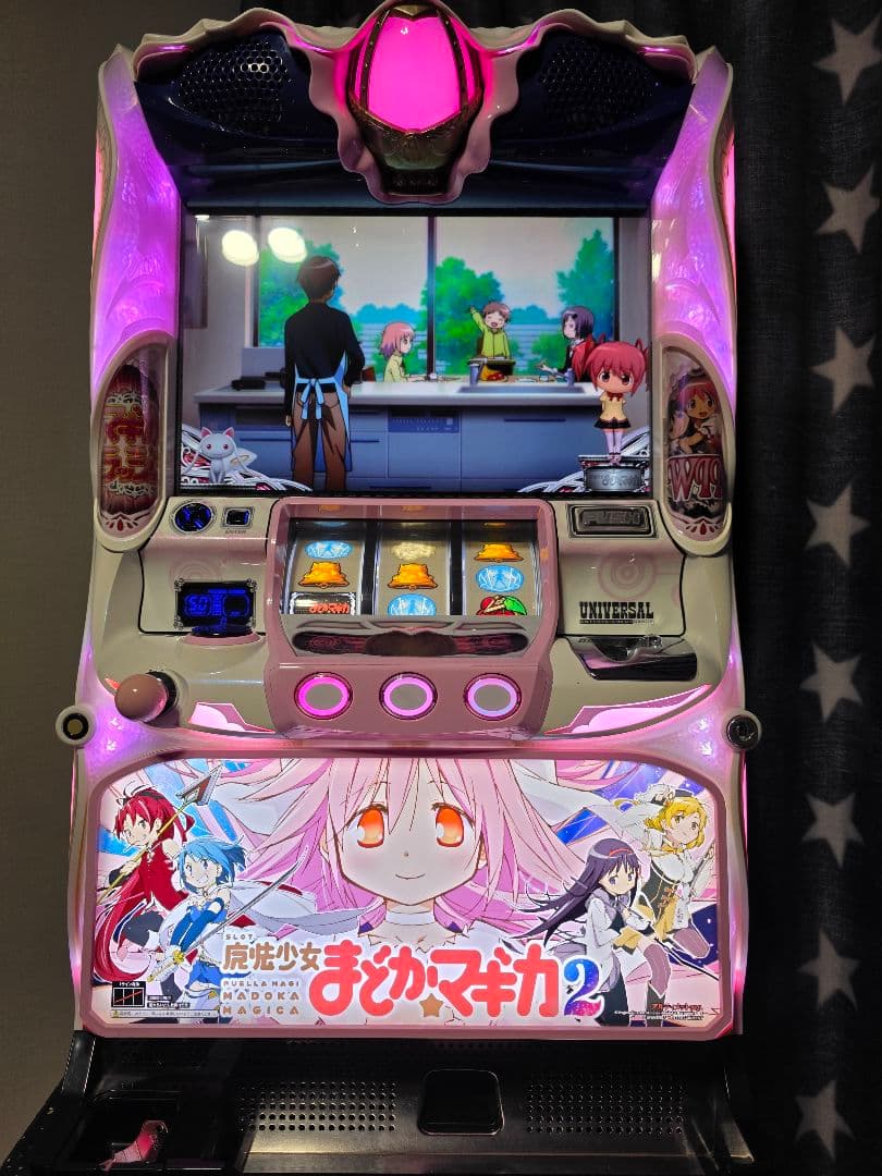パチスロ　魔法少女まどか☆マギカ2　5号機　実機　不要機付　まどマギ2