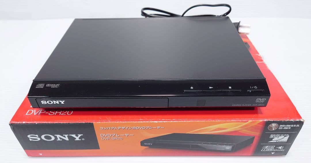 ソニー DVDプレーヤー ブラック 再生専用 DVP-SR20【未使用品】