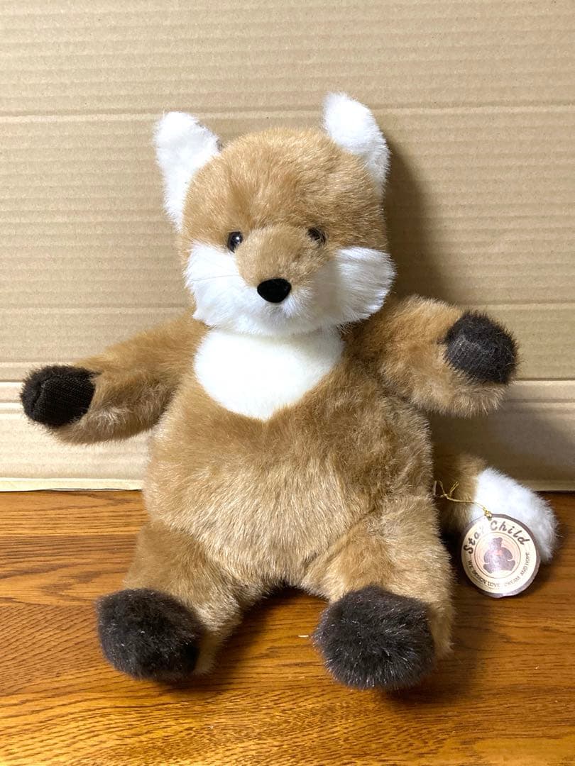 新品 80年代 ビンテージ 日本製 スターチャイルド キツネ 狐 ぬいぐるみ