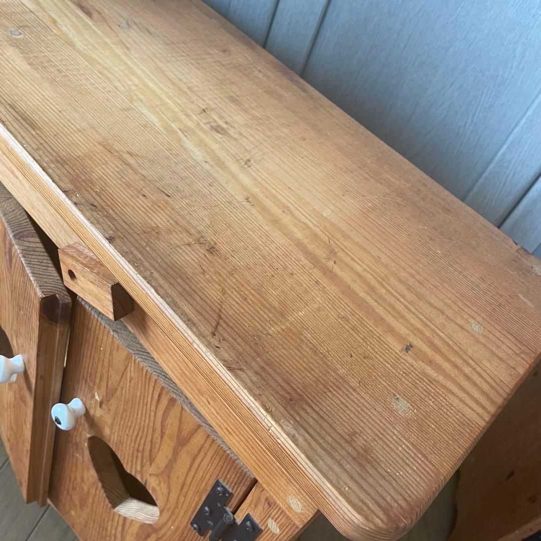 ココア◎used）カントリー家具　キャビネット　ローボード　テレビ台