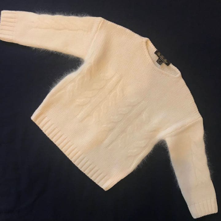 【未使用】ロロピアーナ　Loro Piana キッズ　ケーブルニット　セーター