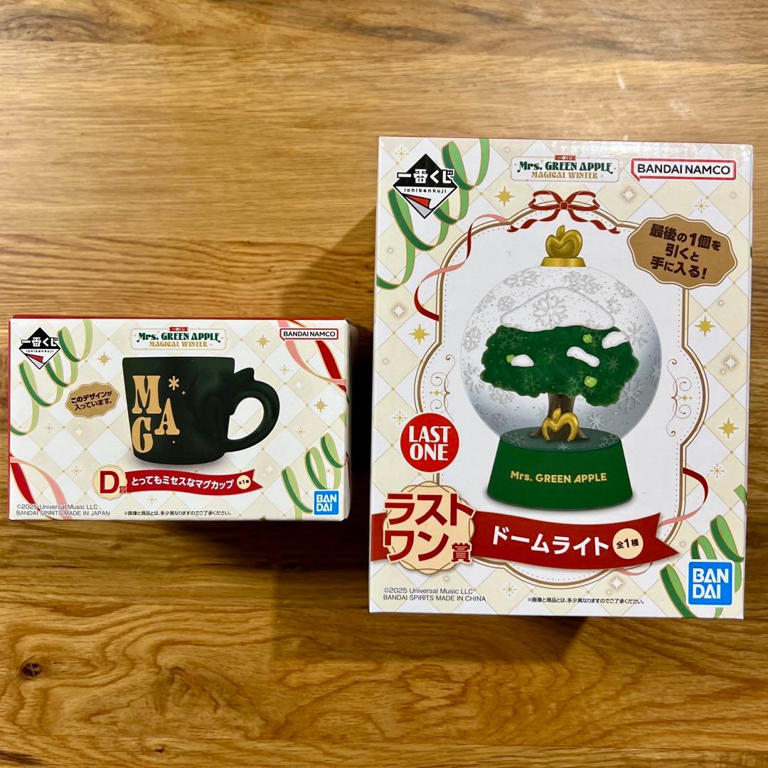 一番くじ Mrs. GREEN APPLE ラストワン&マグカップ