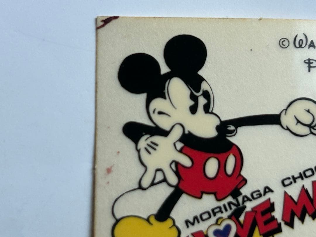 ディズニーシール　ミッキーマウス　レア　レトロ