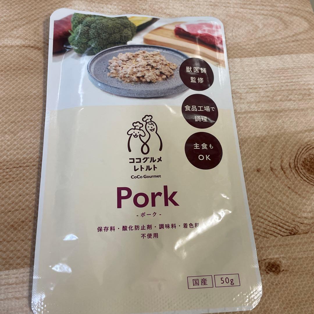 ココグルメ　チキン　ポーク　17袋　レトルト　ドッグフード