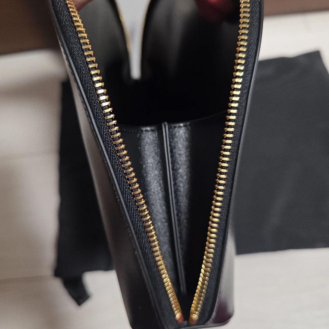 【新品】CELINE　トリオンフ　 ブラックレザー バッグ