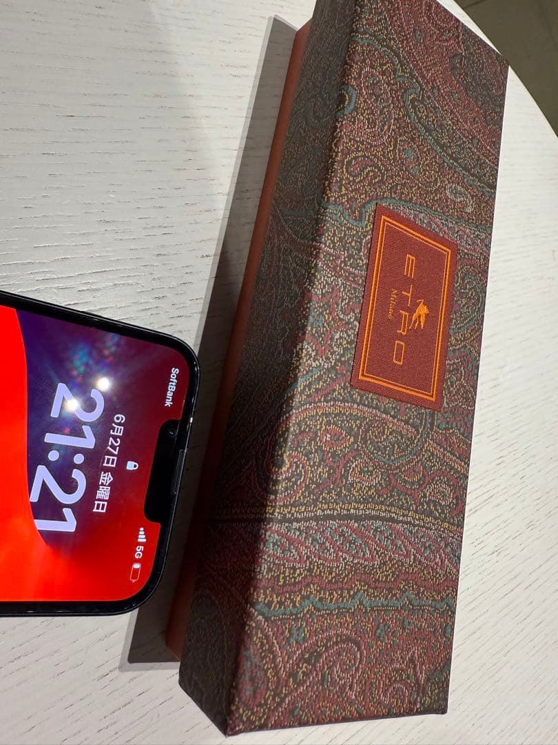 ETRO per Kaito Takahashi ペイズリーナ（ターコイズ）