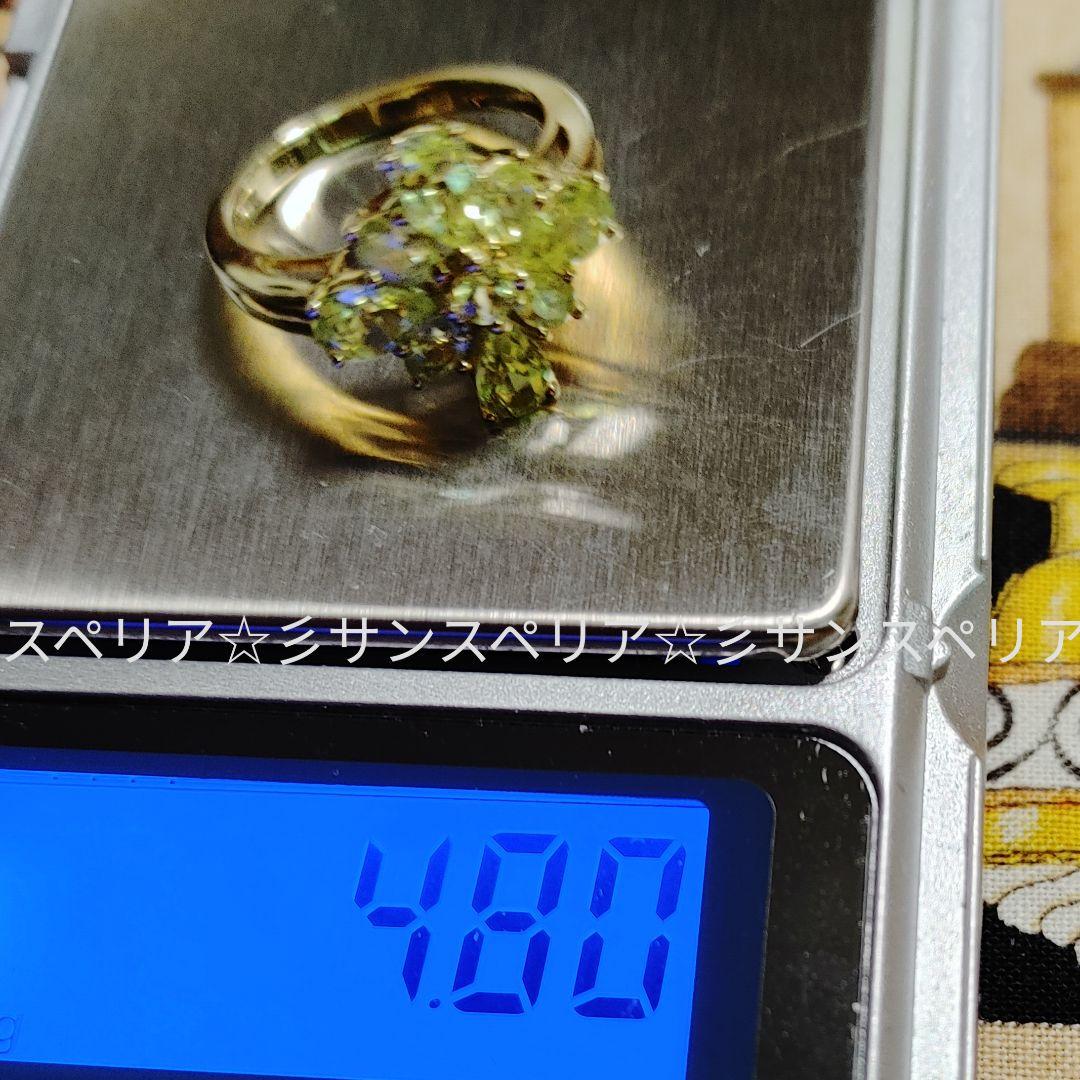 K18 パロットクリソベリル2.30ctのデザインリング