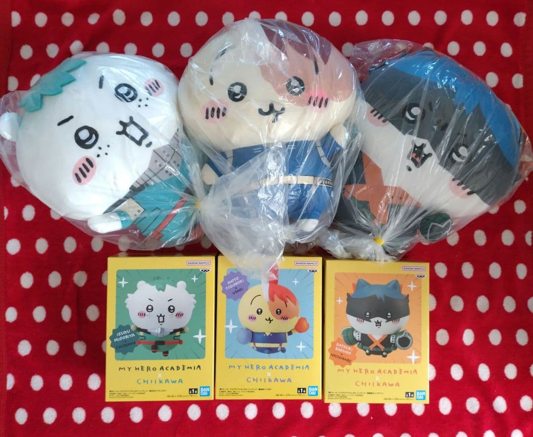 僕のヒーローアカデミア×ちいかわ めちゃもふぐっとぬいぐるみ フィギュア