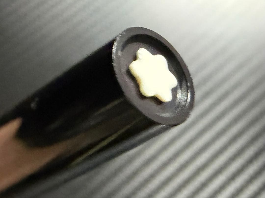 未使用に近い モンブラン No.221 ブラック F 細字 万年筆