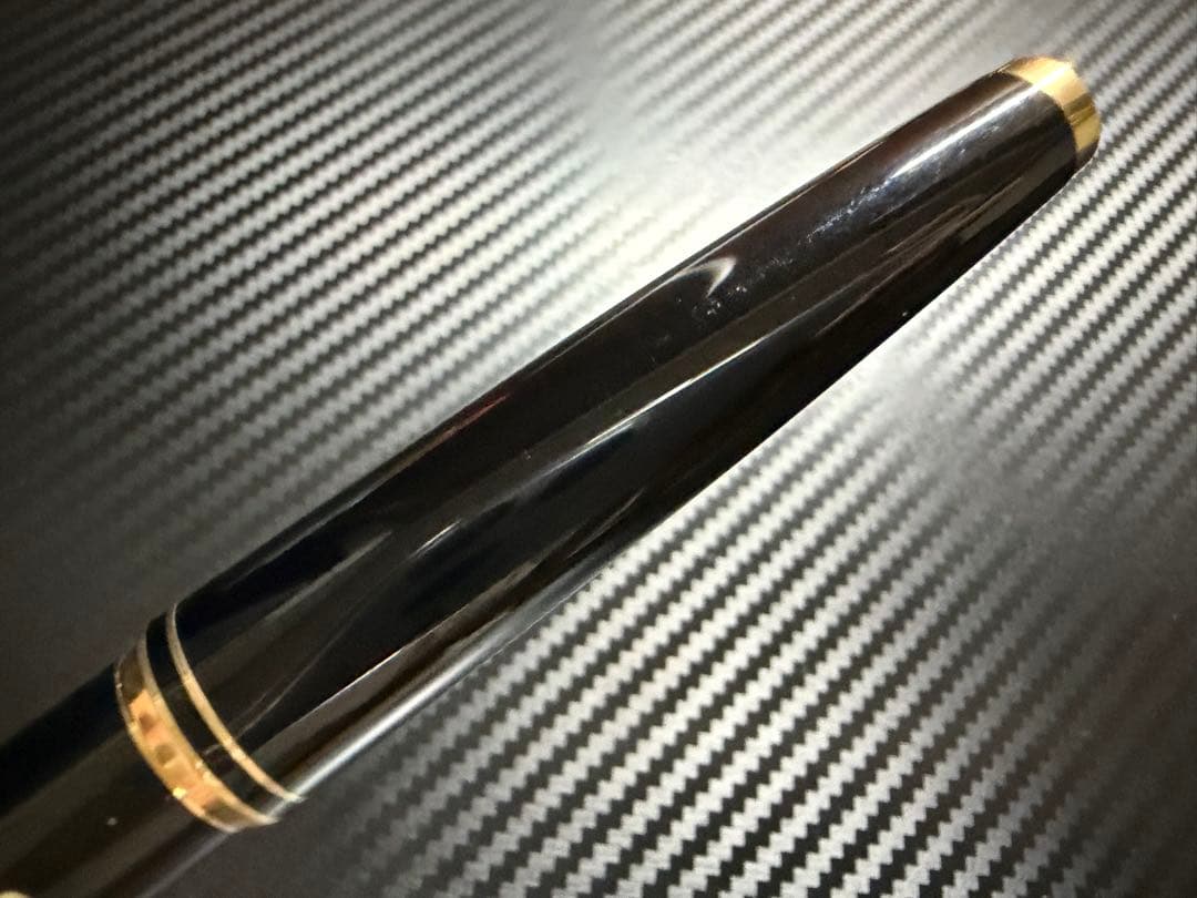 未使用に近い モンブラン No.221 ブラック F 細字 万年筆