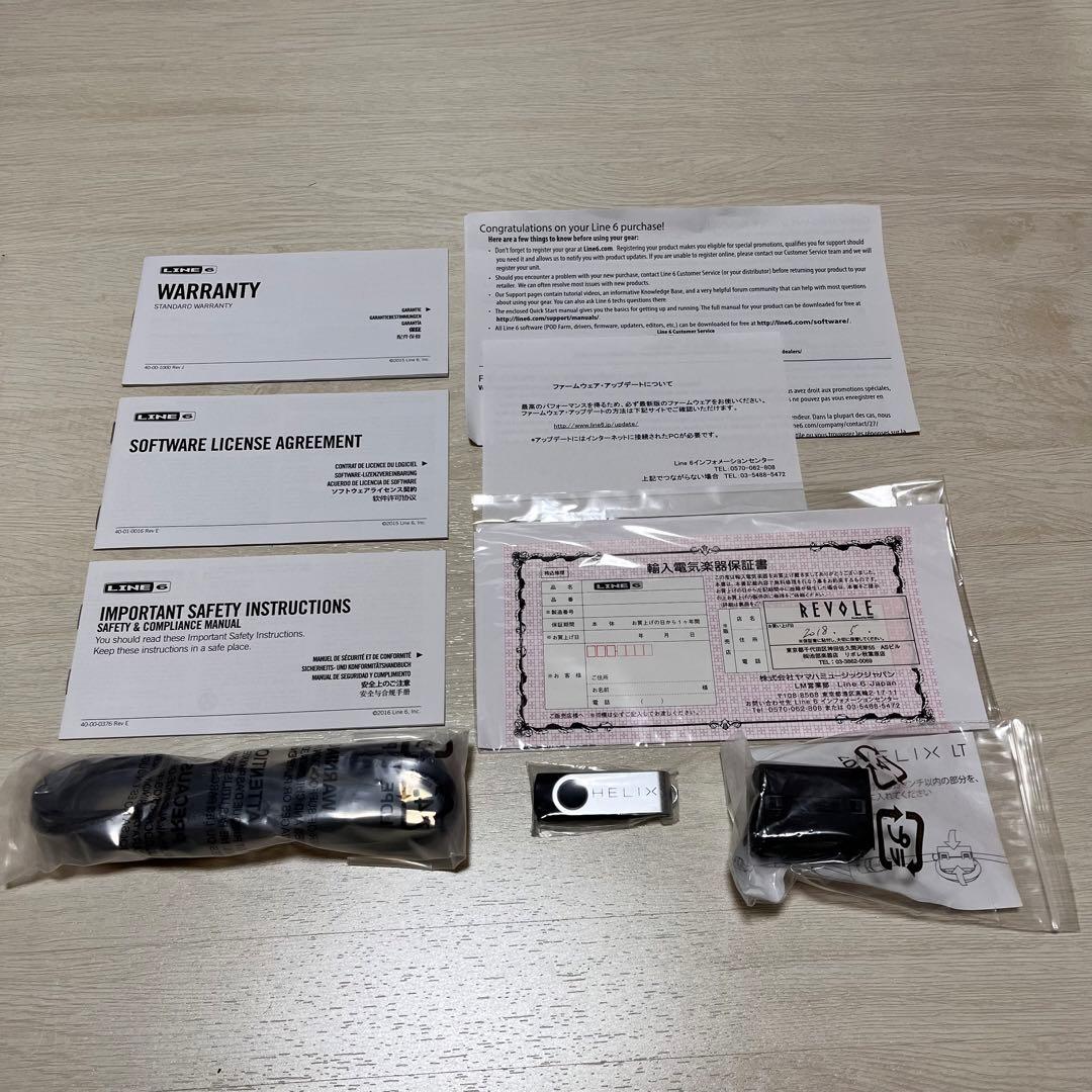 美品　LINE6 HELIX LT