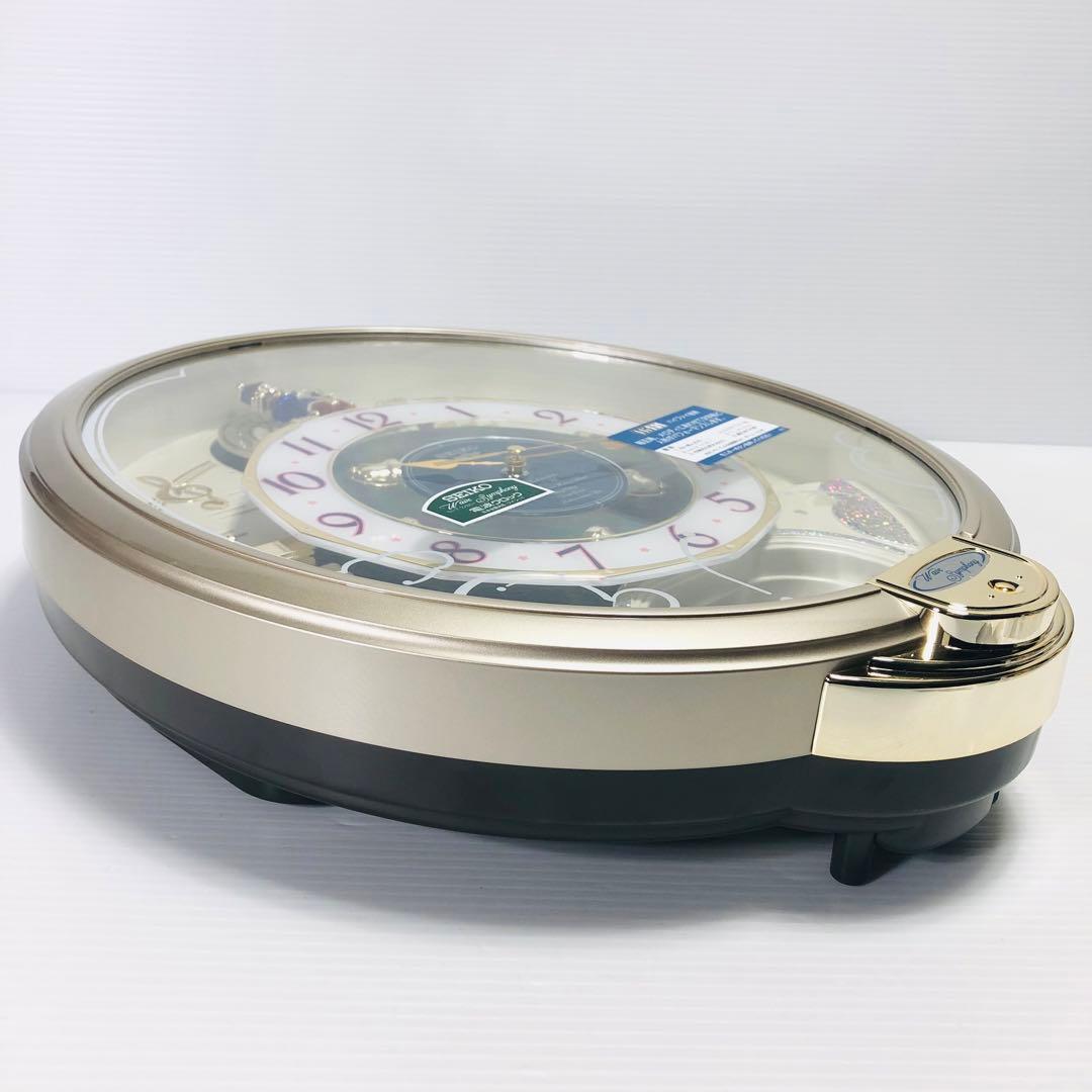 【極美品♪】SEIKO セイコー からくり電波掛け時計 RE555S 電波時計