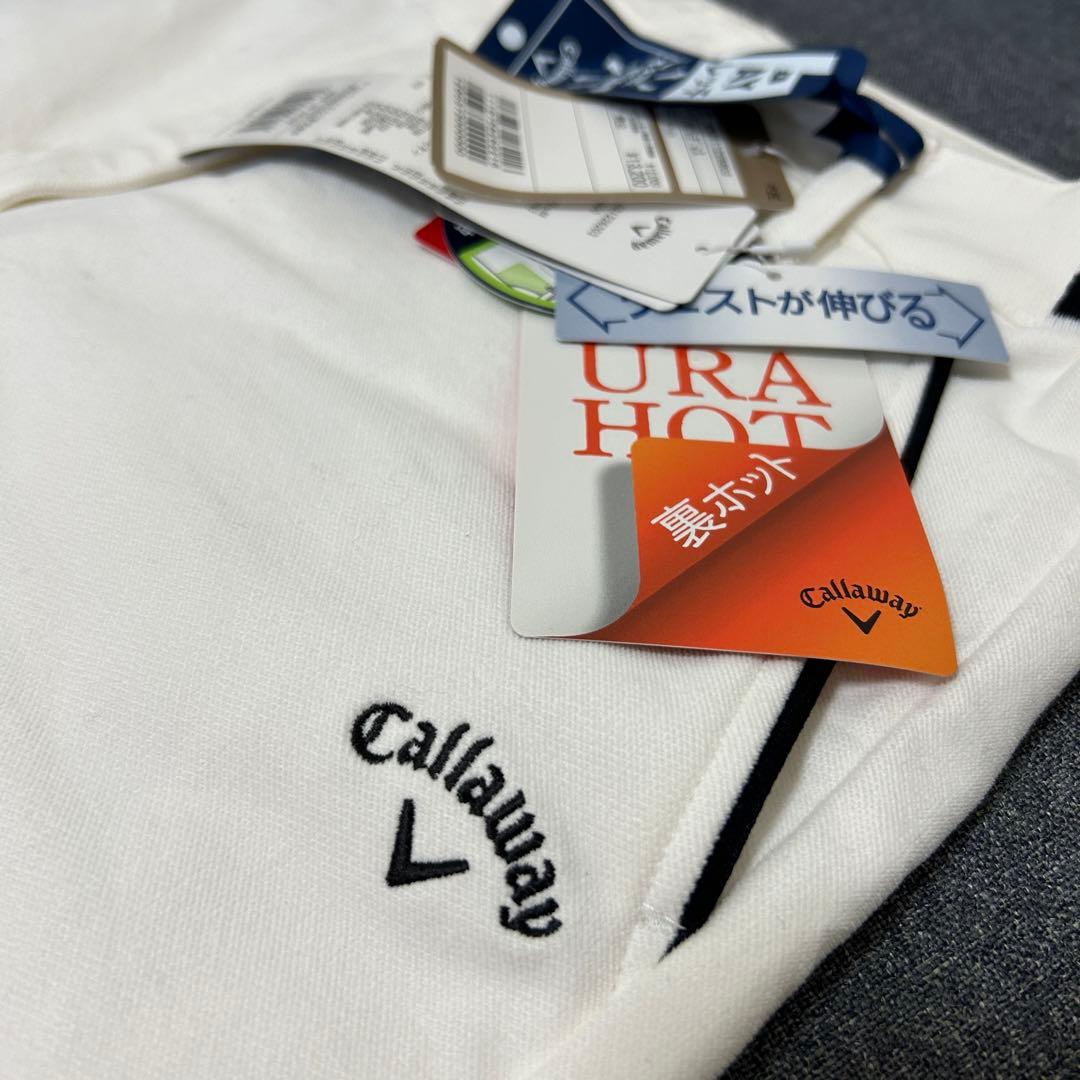【新品】Callaway レディース ゴルフパンツ ホワイトM