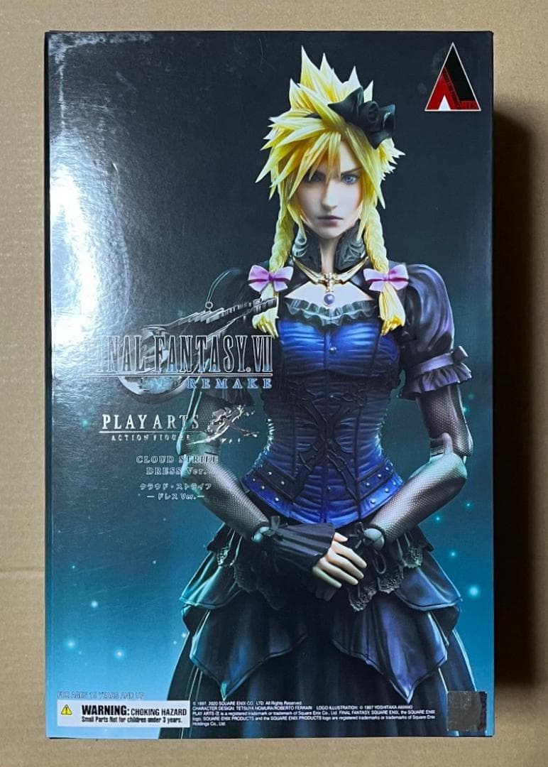 FF7 リメイク プレイアーツ改 クラウド・ストライフ ドレス Ver．