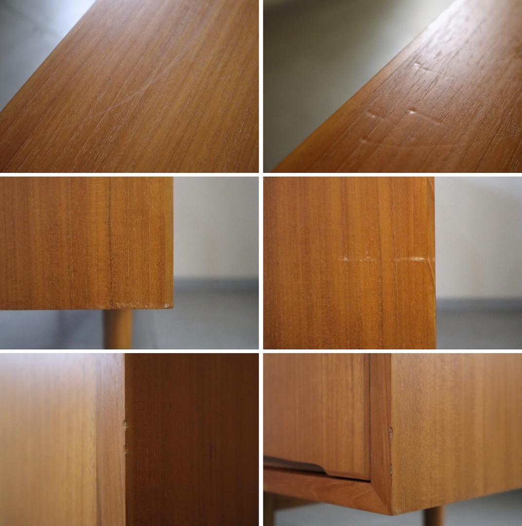 クロロス ワイド キャビネット サイドボード リビングボード チーク材 北欧