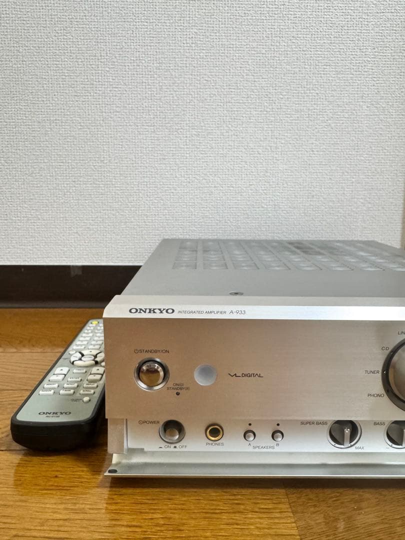 ONKYO A-933 高音質 プリメインアンプ シルバー 美品