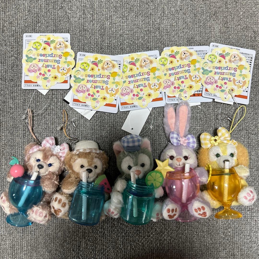 テイスティサマーサプライズ　ぬいスト　5種セット　ダッフィー&フレンズ　TDS
