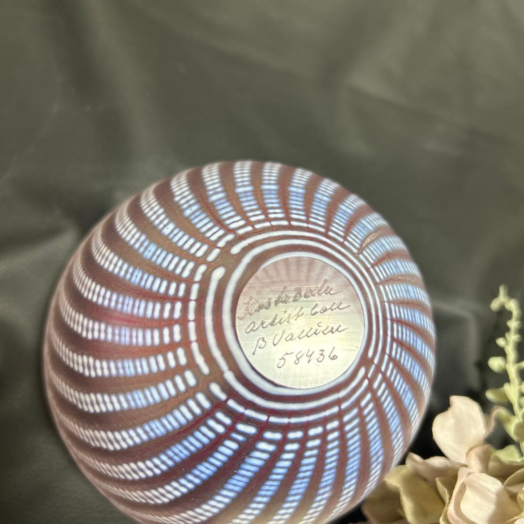 スエーデンガラス　バーティル・ヴァリーン Minosピンクボウル　コスタボダ社