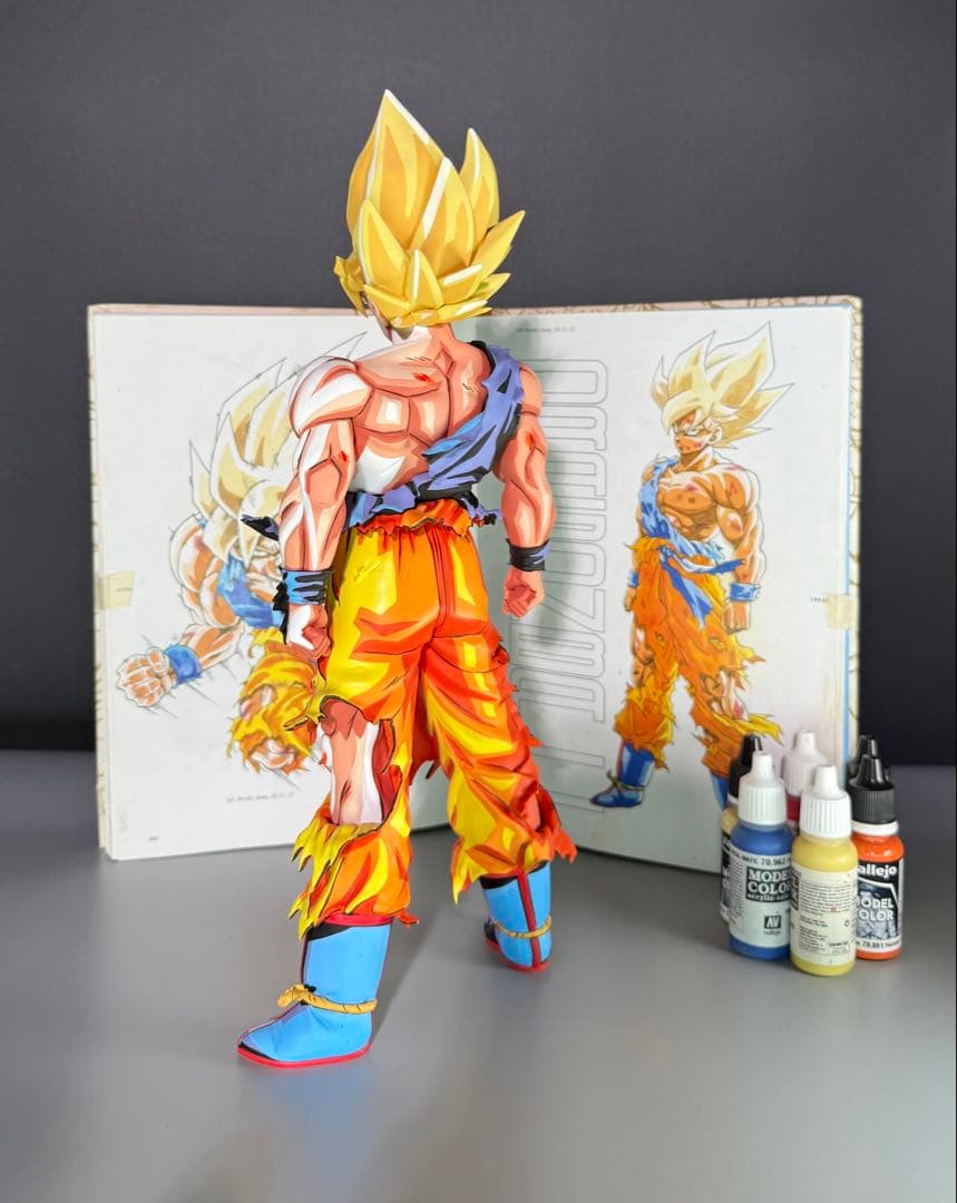 m*8様 ドラゴンボール SMSP 孫悟空 リペイント フィギュア