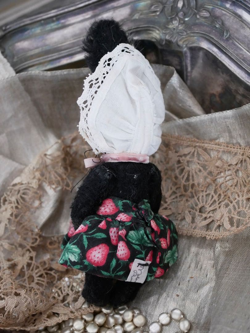 テディラビット 黒うさぎ モヘア