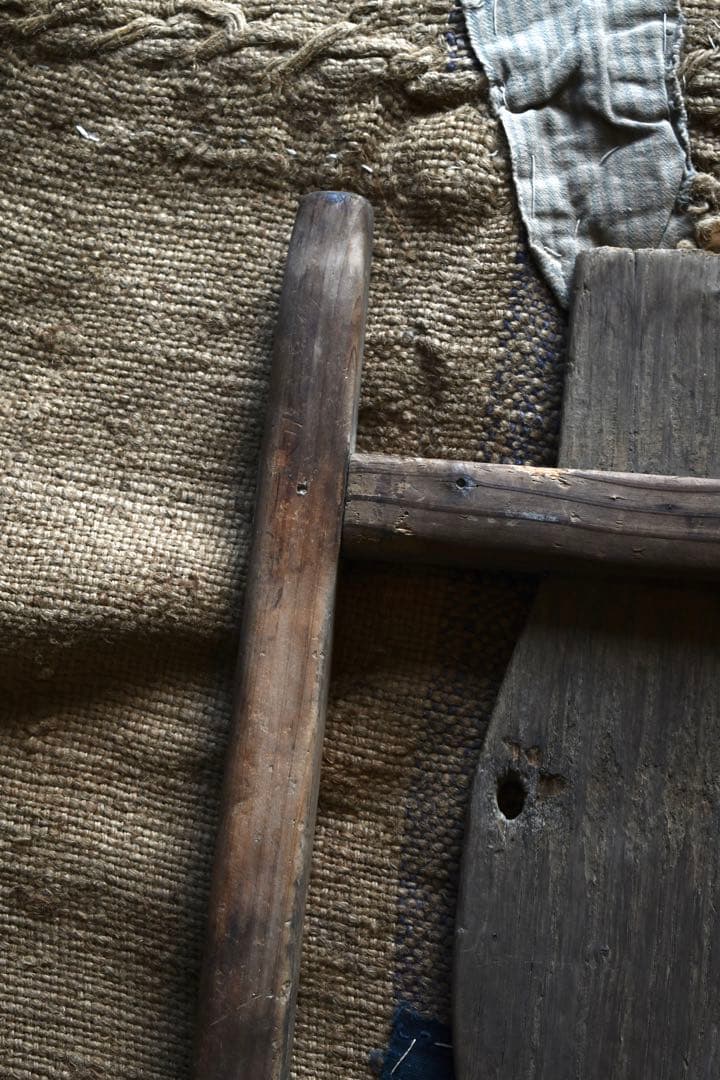 古道具　農具　木製　明治　襤褸　ブロカント　民藝　古道具坂田