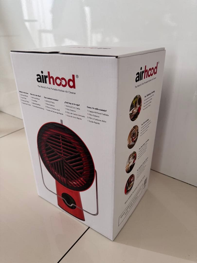 エアフード airhood AH-01AJ 卓上換気扇 ポータブルレンジフード