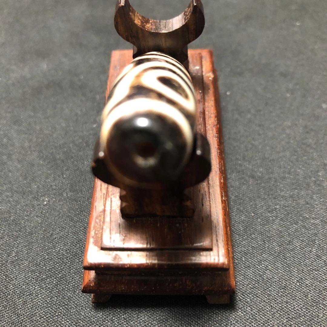 P、秘蔵天珠‼️秘蔵西蔵老礦古代伝承十字六眼天珠