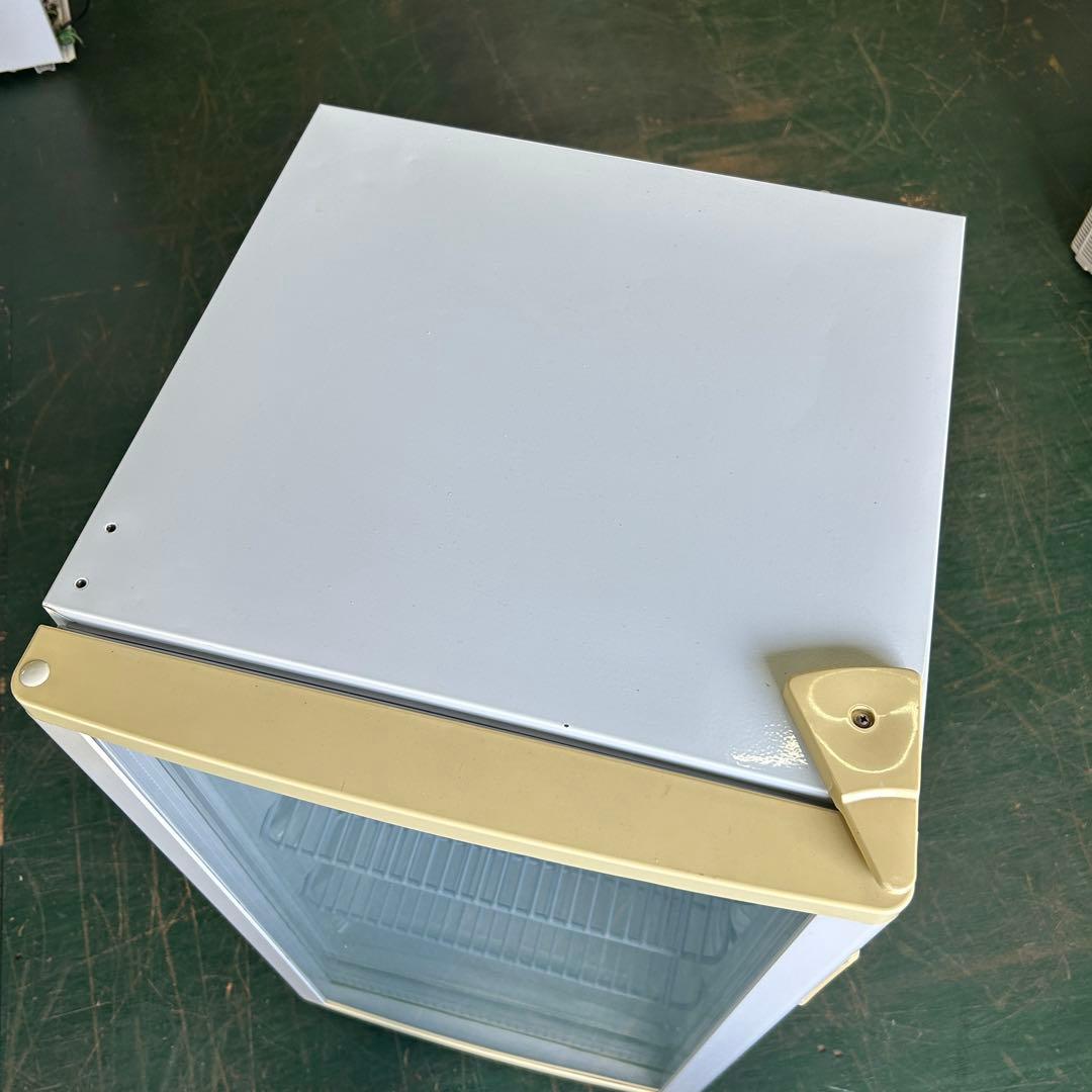 136業務用 冷蔵ショーケース オフィスコンビニ XW-105 左右開き 小型