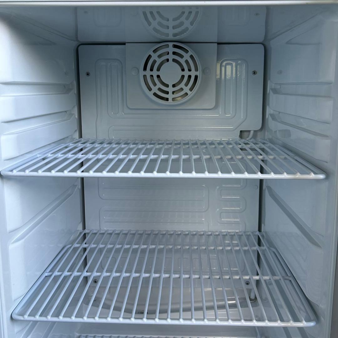 136業務用 冷蔵ショーケース オフィスコンビニ XW-105 左右開き 小型