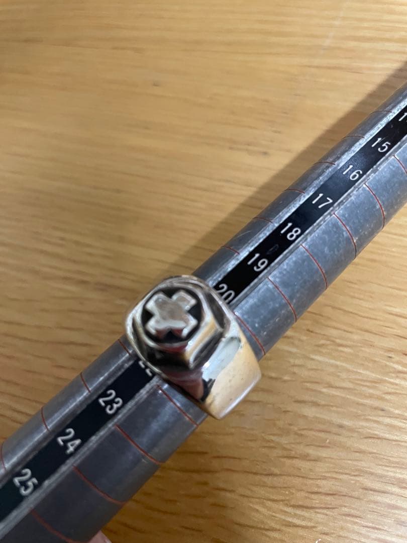 デッドストック　VERSANI シルバーリング　#21 925【m1523 】