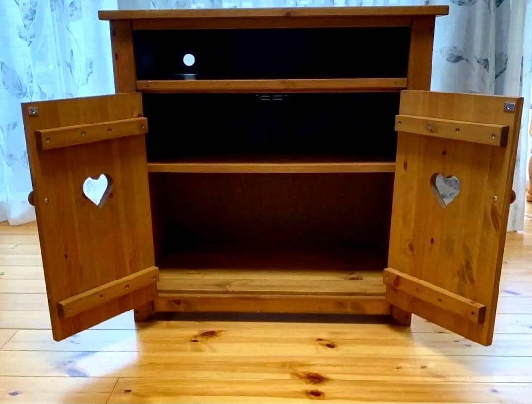 カントリー家具 収納　ハート【送料込】