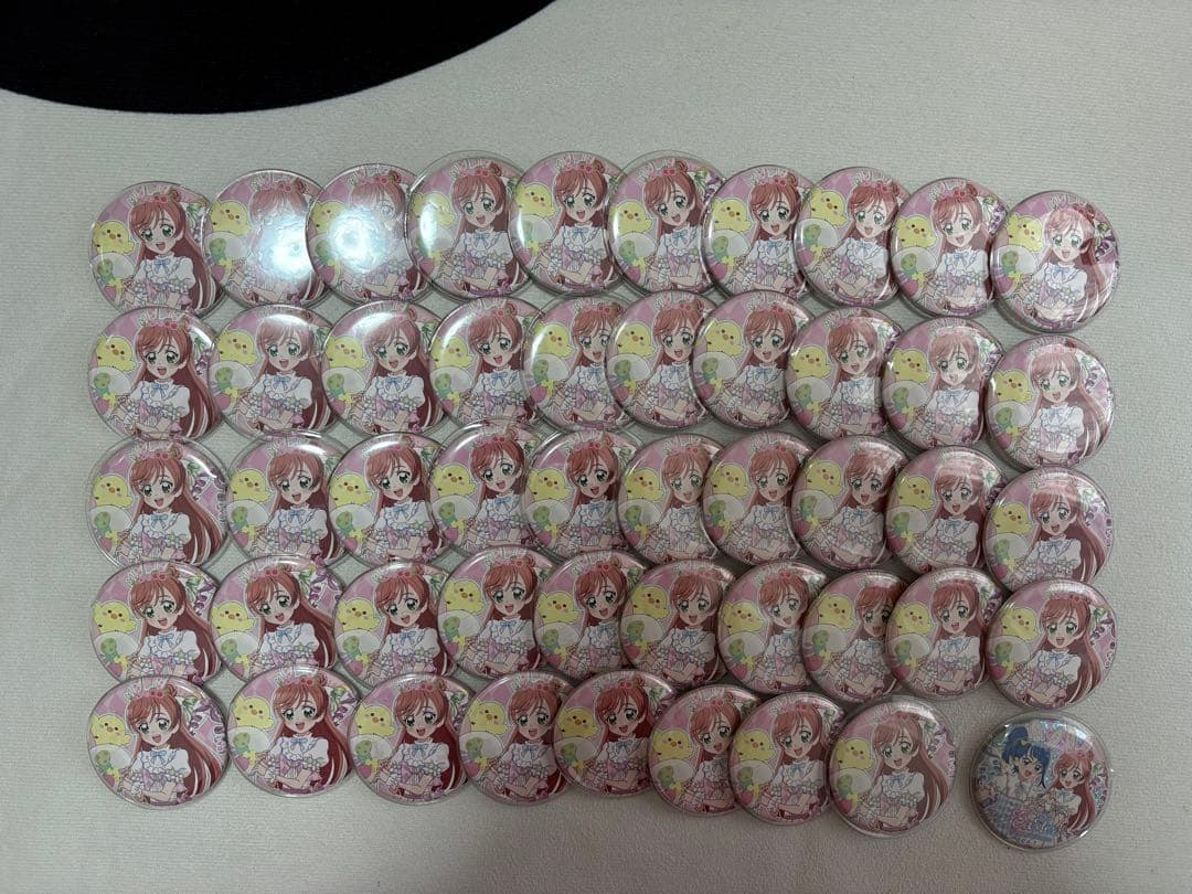 ひろがるスカイプリキュア イースター 虹ヶ丘ましろ キュアプリズム 缶バッジ