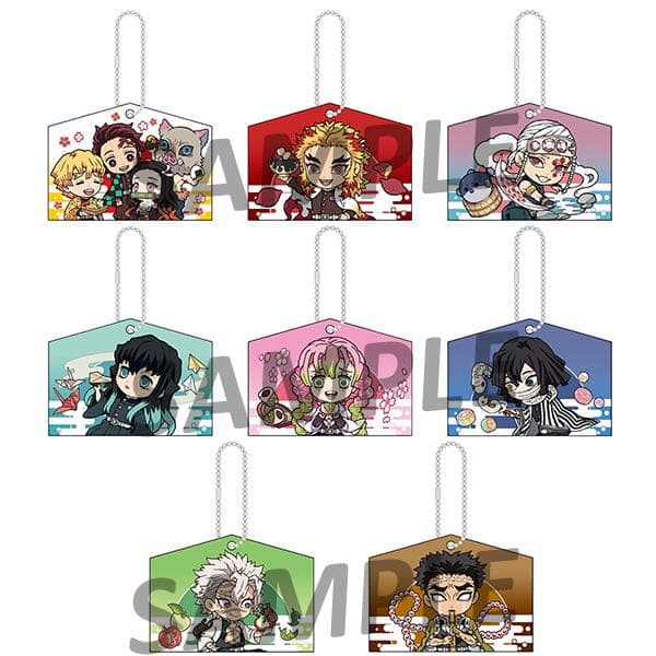 新品★鬼滅の刃【伊黒小芭内】絵馬ストラップ