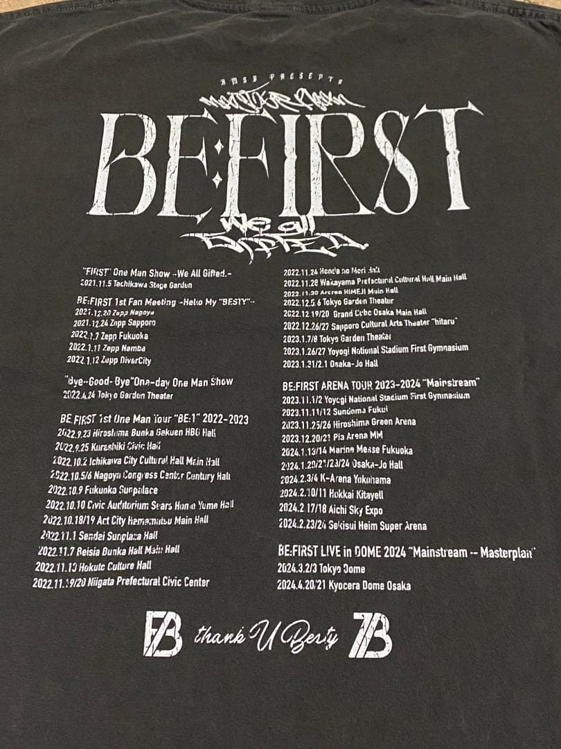 BMSG-ビーファースト　Tシャツ Sサイズ