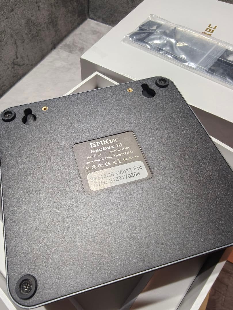 GMKtec NucBox G1 8GB 512GB ミニPC