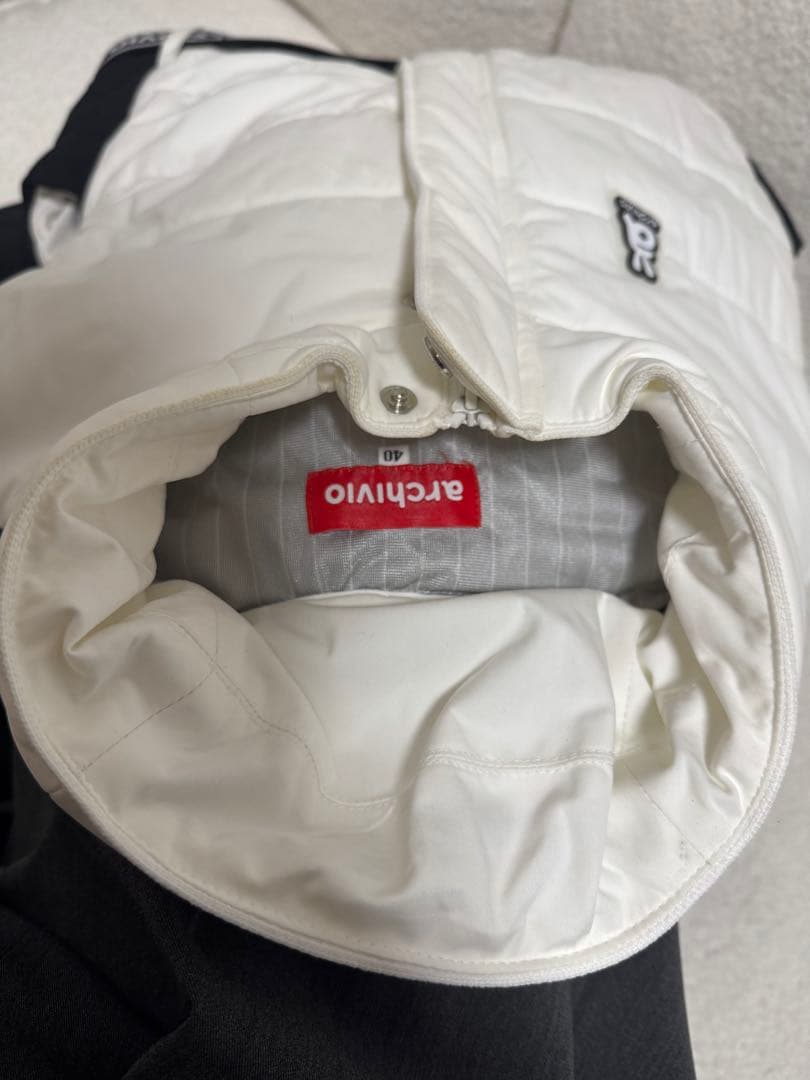 ものarchivio アルチビオ中綿ベスト レッグウォーマー付きサイズ40