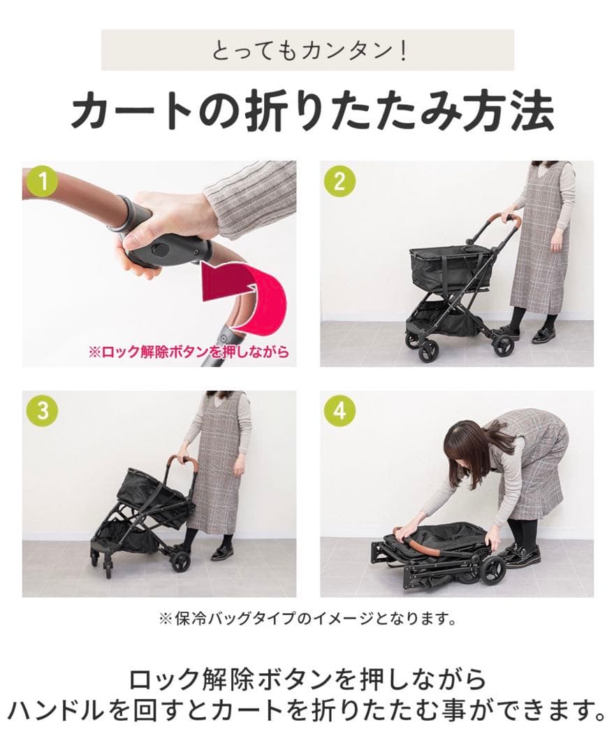 保冷バッグタイプ ショッピングカート