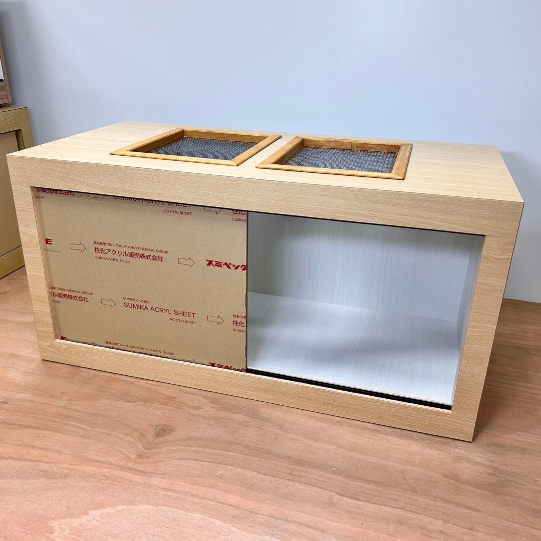 木製　爬虫類ケージ｜小動物　メラミン化粧板　飼育ゲージ　ハンドメイド