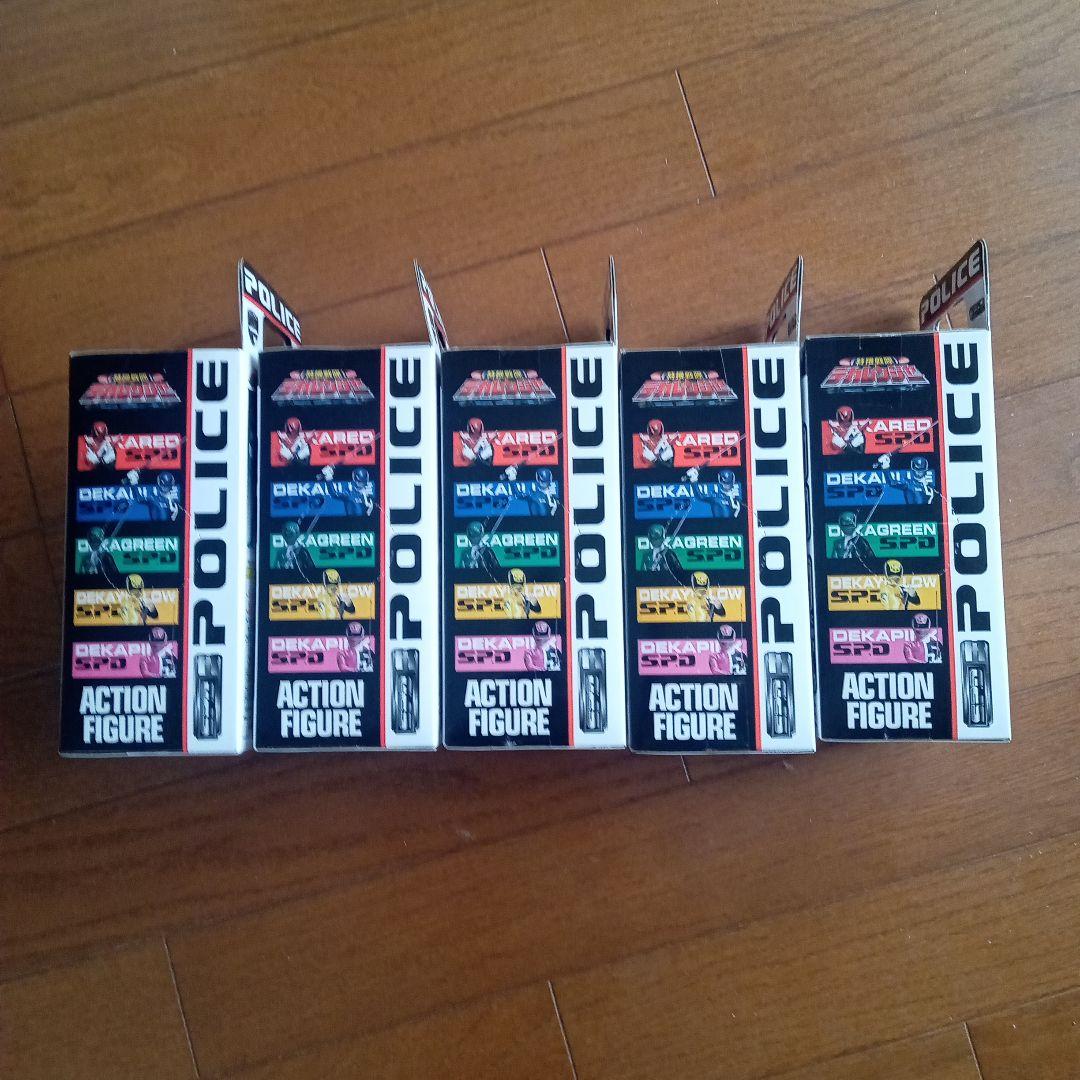 デカレンジャー　アクションフィギュア　全５種　コンプリートセット