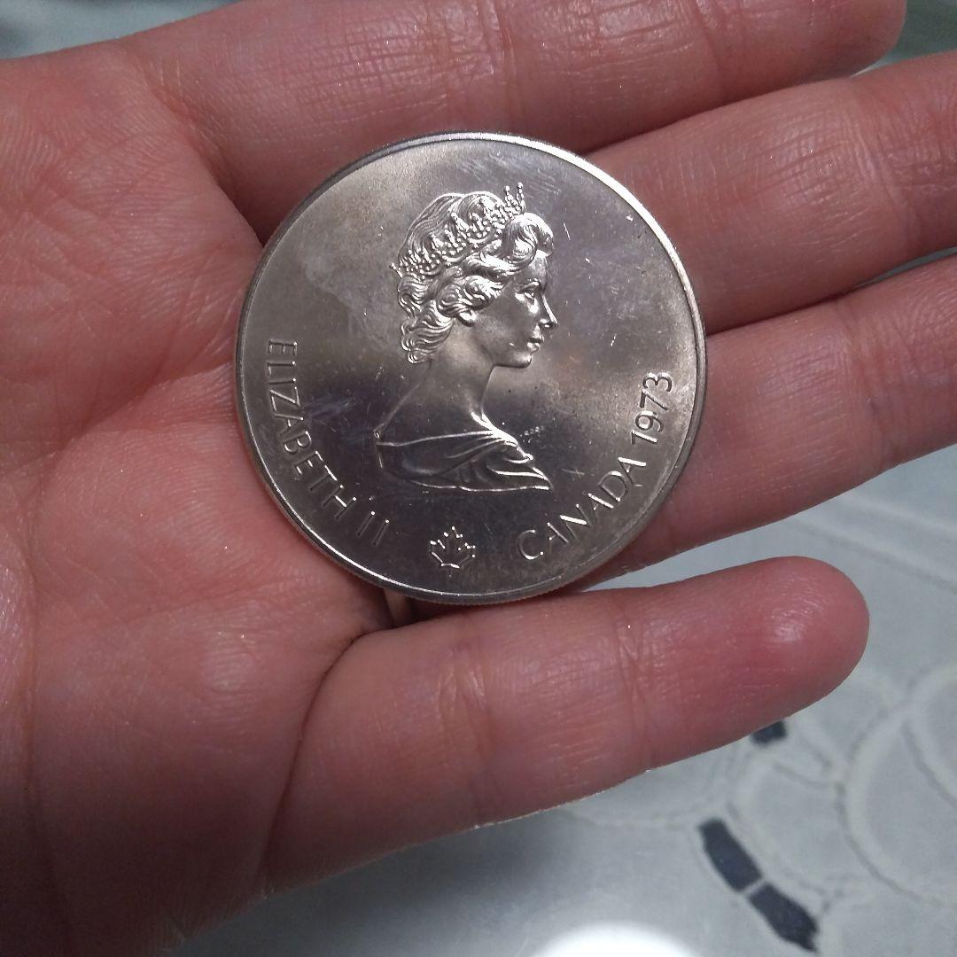 カナダ モントリオールオリンピック 1976年 銀貨