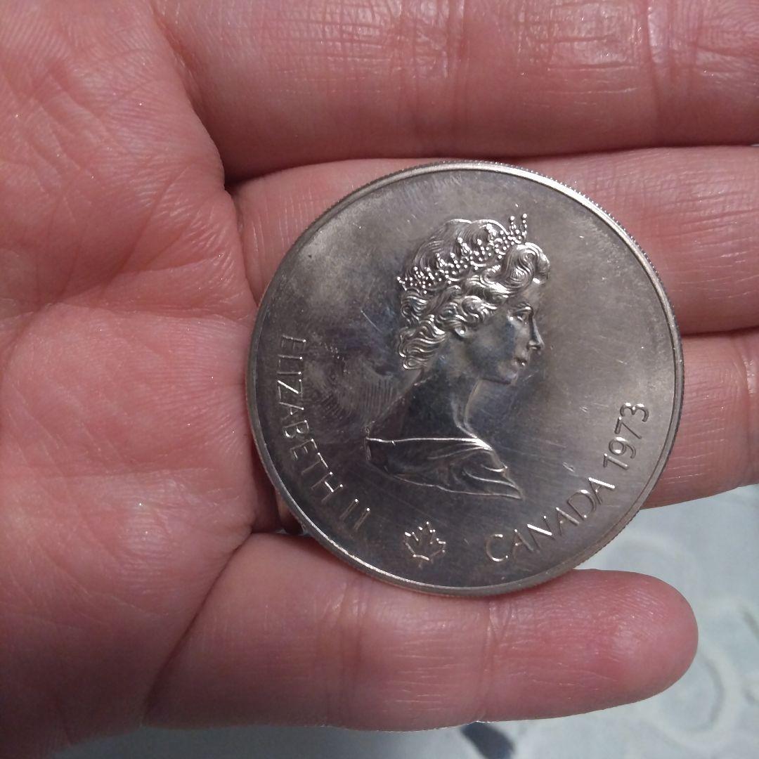 カナダ モントリオールオリンピック 1976年 銀貨