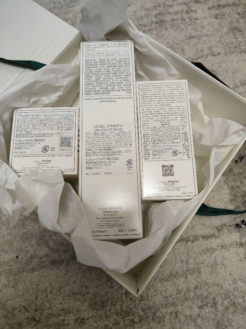 週末セール　シスレー　スキンケア限定3点セット　ブラックローズ スキン クリーム