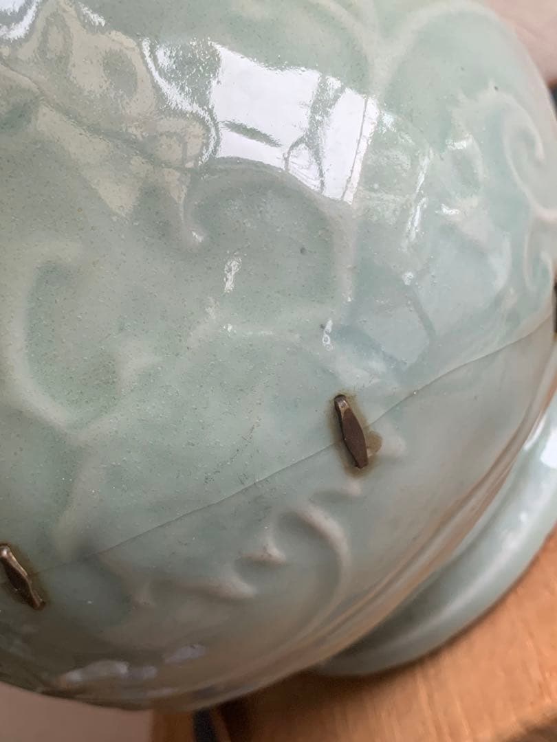 中国明時代早期青磁花瓶