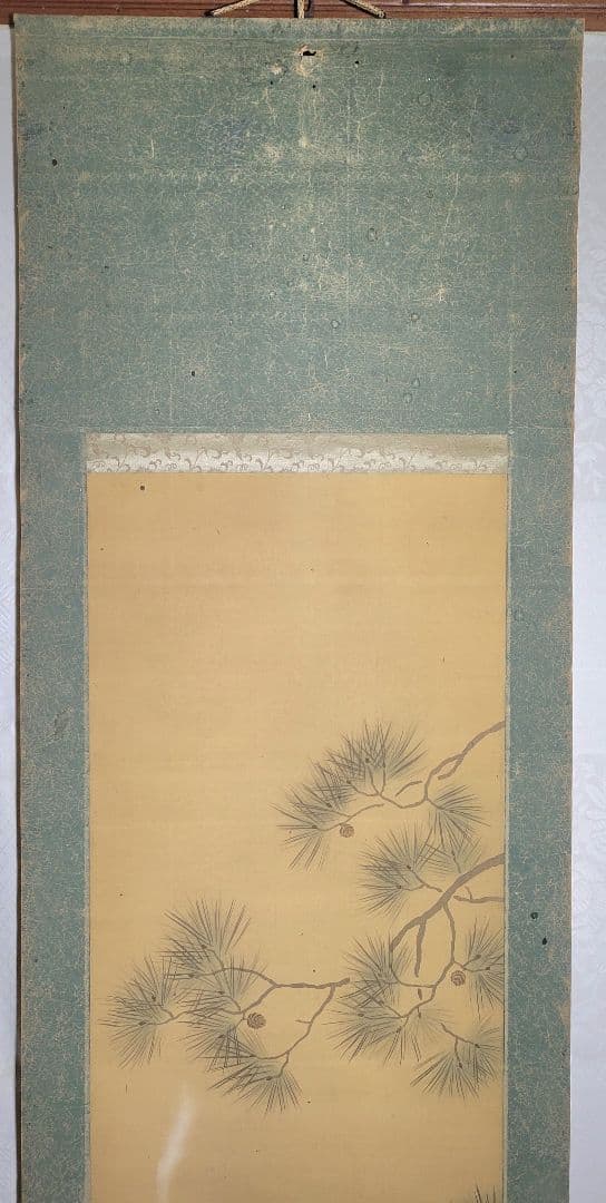 人物画　歴史画　仙人図　秋江銘　箱無し　書画、骨董品、美術品
